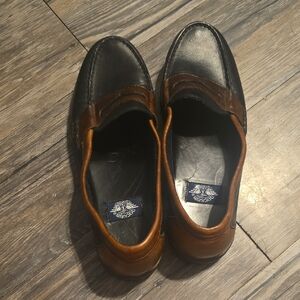 Dockers Black and Brown Leather Loafers